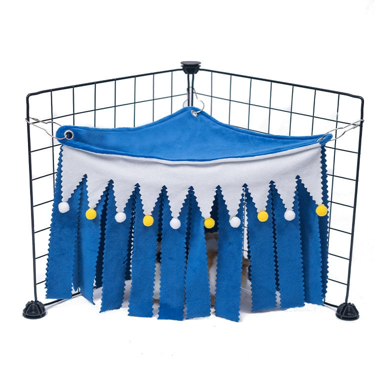 Squirrel Guinea Pig Tassel Corner Triangle Hammock Shelter Tent Net Red Style Totoro Honey Bag Hamster Hidden House