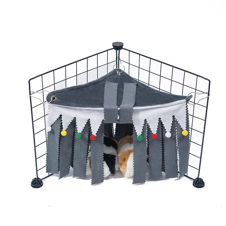 Squirrel Guinea Pig Tassel Corner Triangle Hammock Shelter Tent Net Red Style Totoro Honey Bag Hamster Hidden House