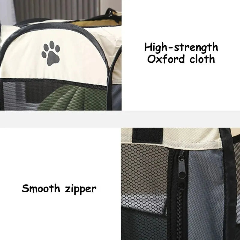 Portable Foldable Kennel Octagonal Easy To Use