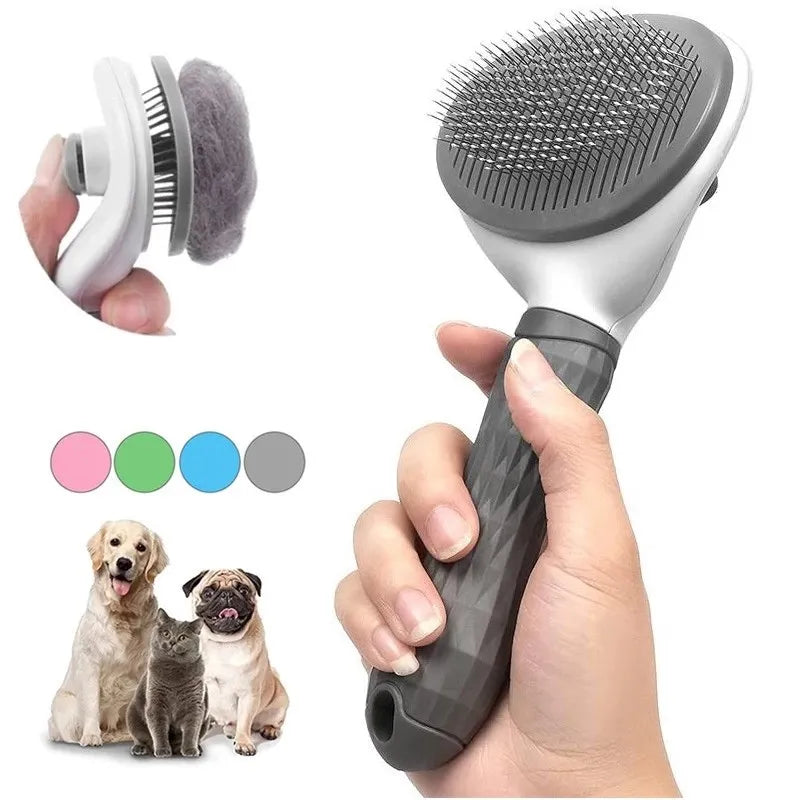 Dog & Cat Brush Self Cleaning Hair Removing Accessories