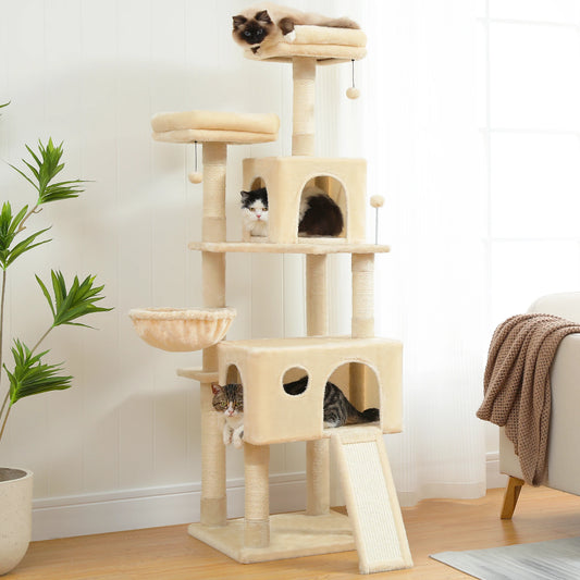 Multi-Layer Luxury Condo Tower with Ladder Scratching Post