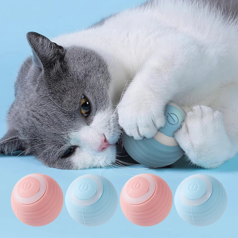 Automatic Moving Cats Toy Interactive Ball Rechargeable