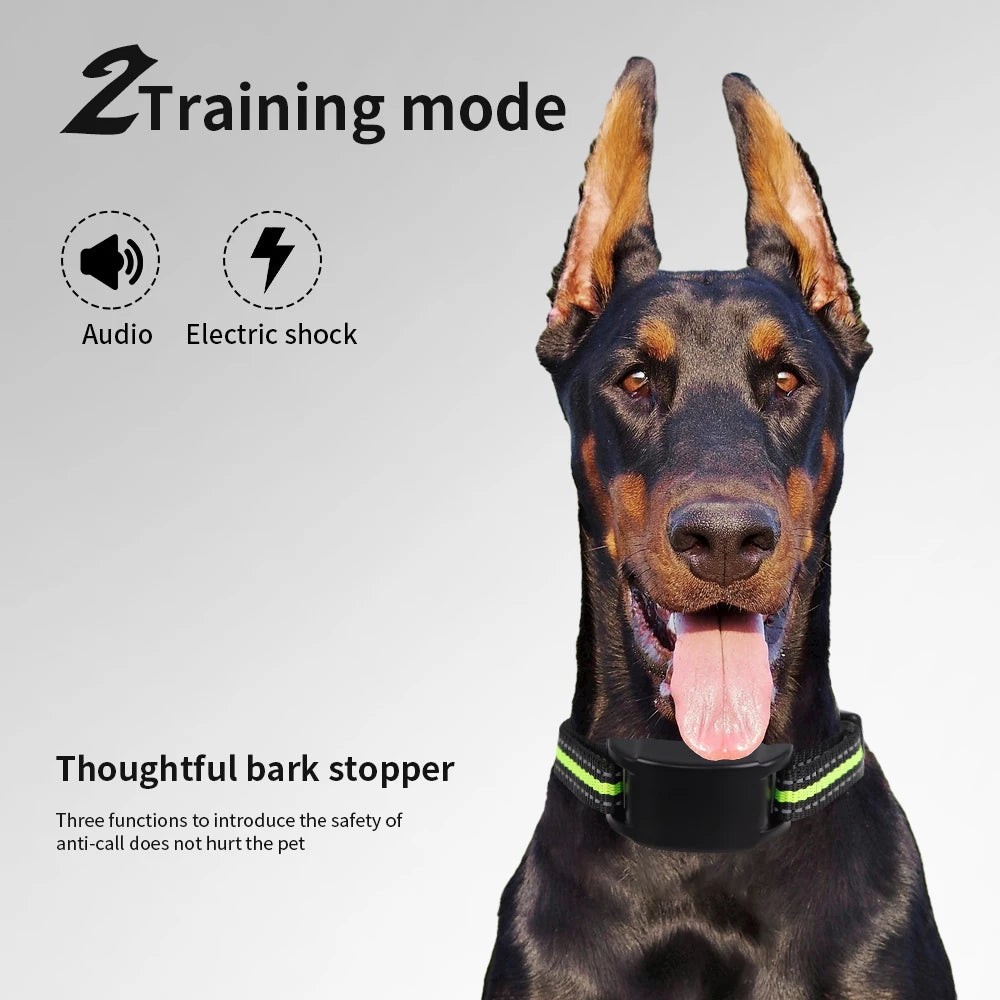 Dog Training Collar Anti-barking  Automatic Rechargeable