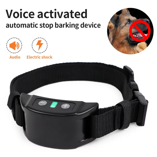 Dog Training Collar Anti-barking  Automatic Rechargeable