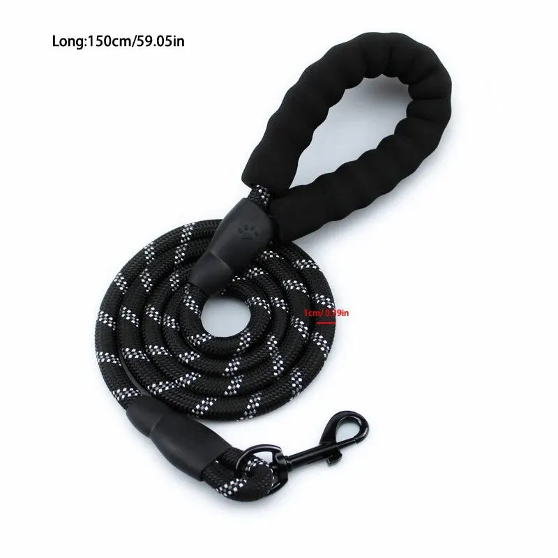 Pet Reflective Leash Nylon Round Without Strangulation