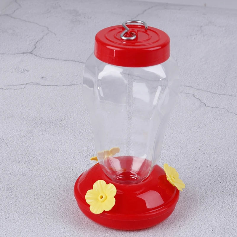 1pcs New Plastics Bird Water Feeder Bottle Hanging Hummingbird Feeder