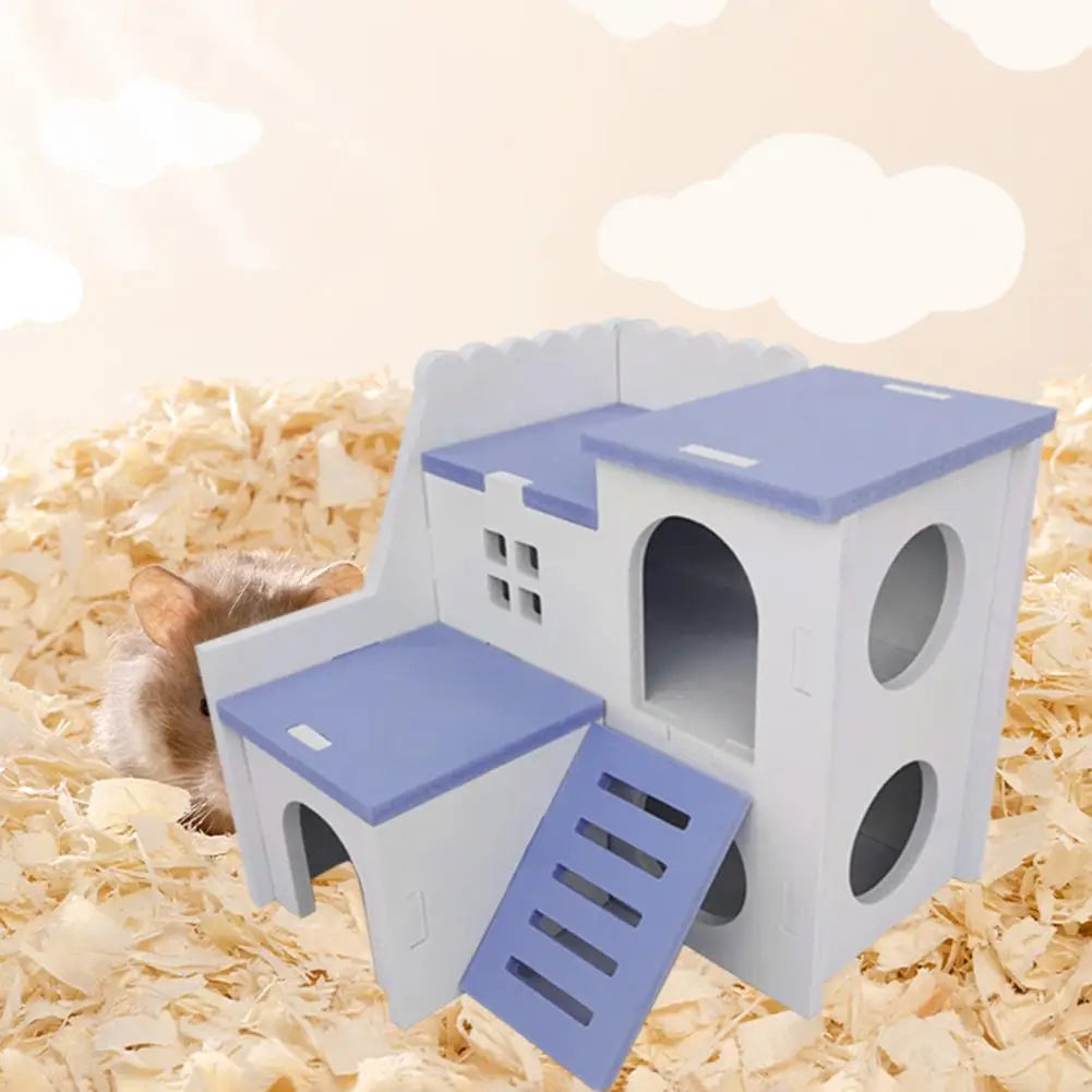 Guinea-pig House Stable Structure Hamster Sleeping Hut  Chinchilla Hut