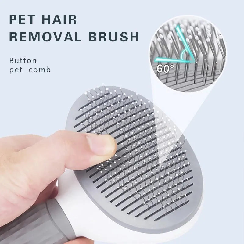 Dog & Cat Brush Self Cleaning Hair Removing Accessories