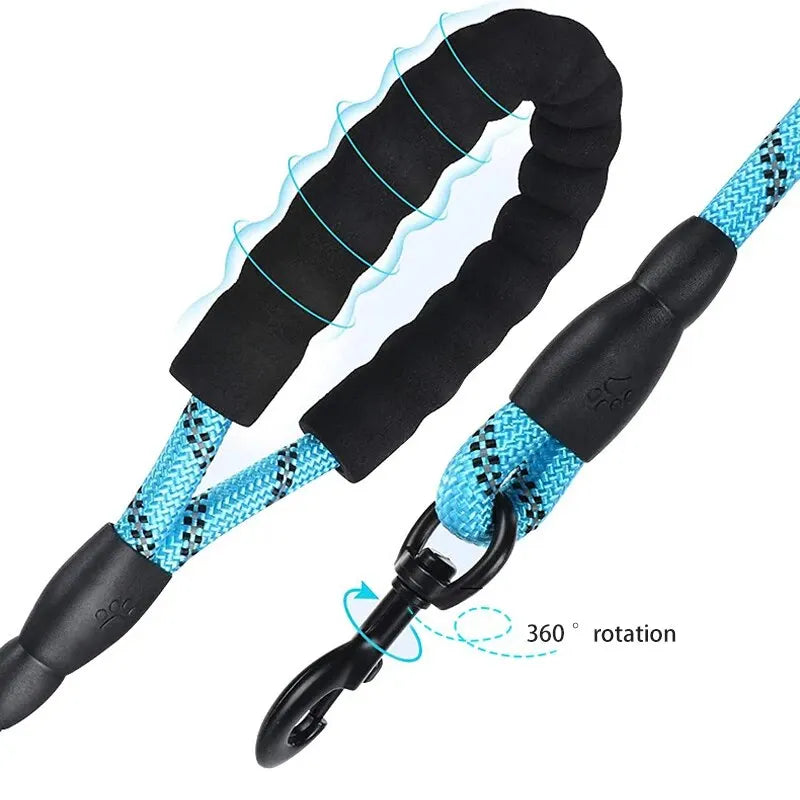 Pet Reflective Leash Nylon Round Without Strangulation