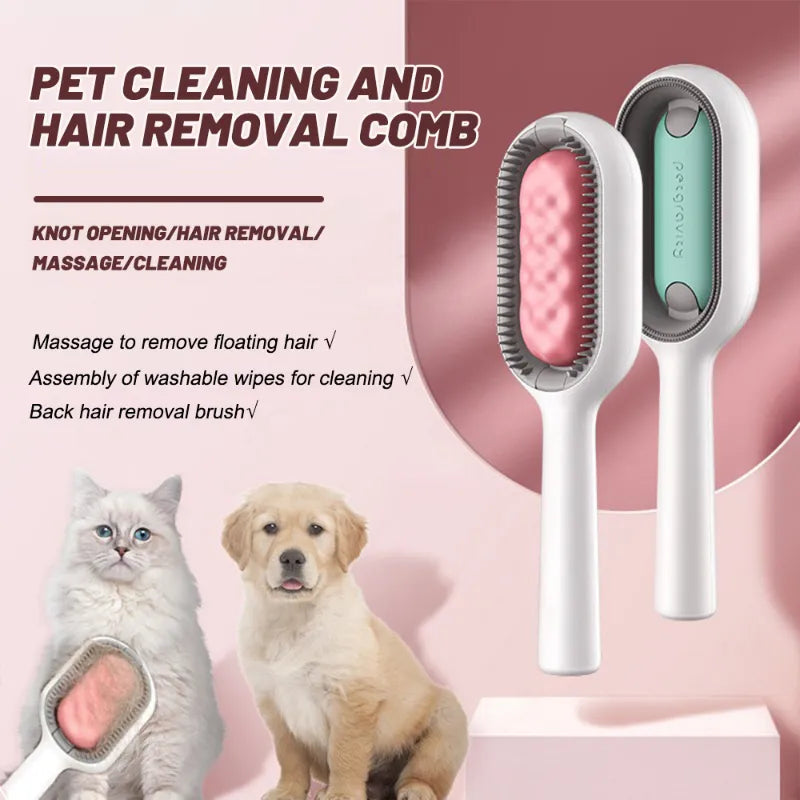 4 In 1 Pet Hair Removal Brushes with Water Tank