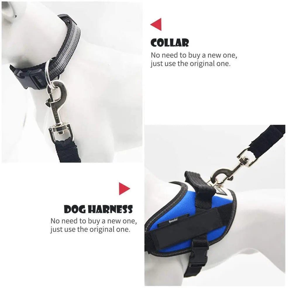 Adjustable Cat Dog Car Seat  Belt Seat Vehicle