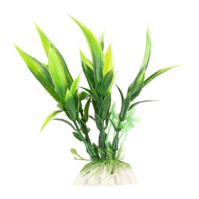 1Pcs Artificial Aquarium Decor Plants Water Weeds Ornament Decorations