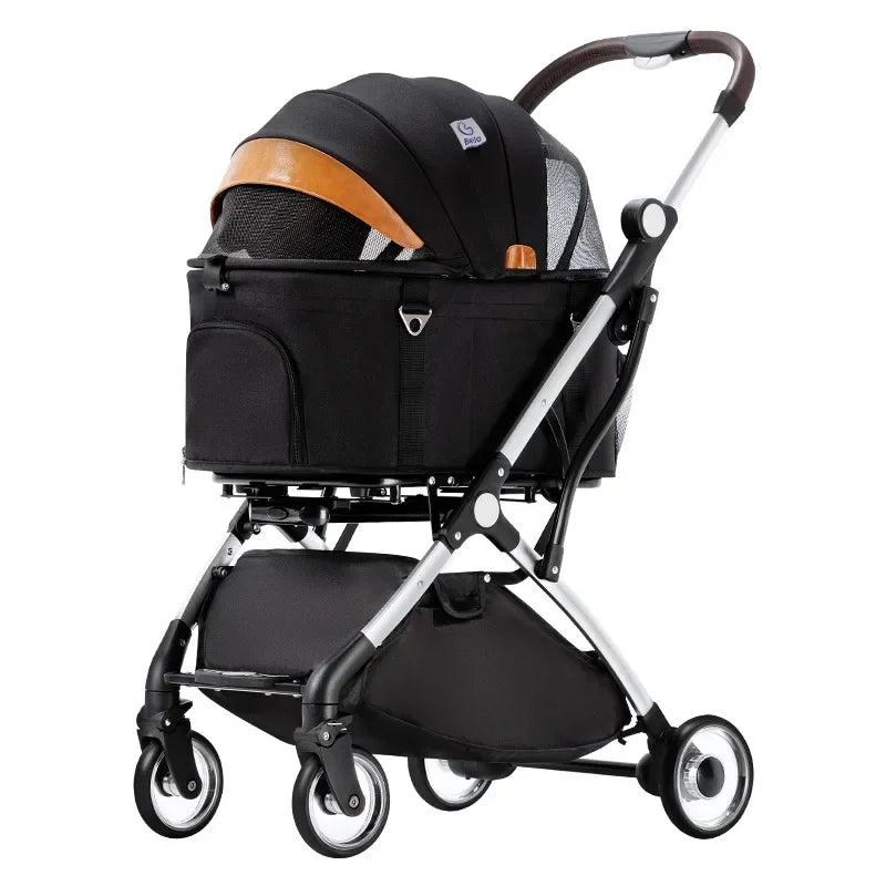 Puppy Trolley Small and Medium Pet Stroller 2024