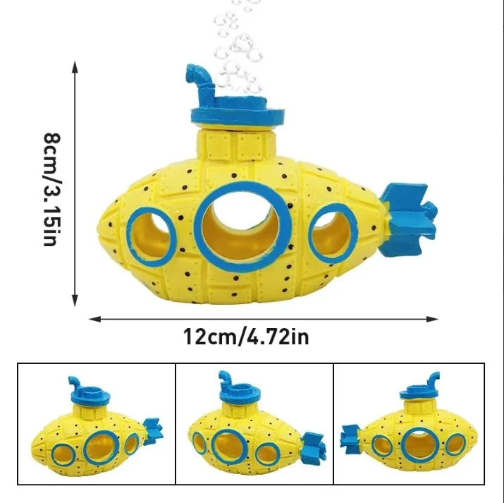 Resin Submarine Ornaments Fish Shrimp Shelter Cave Landscaping Accessories for Aquarium Fish Tank Decorations