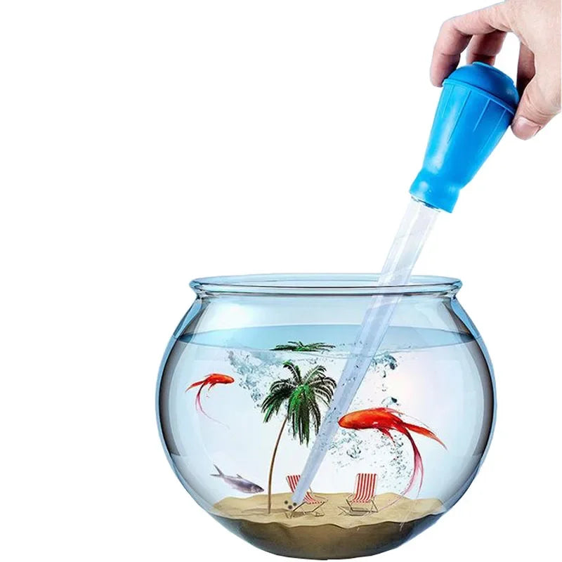 Lengthen Pipettes Aquarium Siphon Fish Tank Vacuum Cleaner