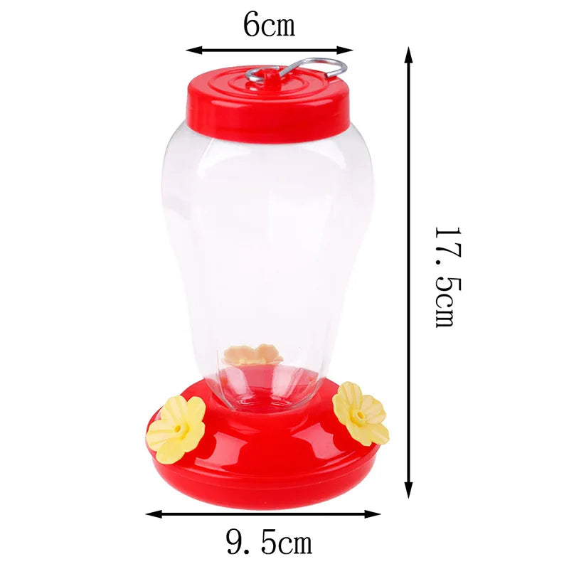 1pcs New Plastics Bird Water Feeder Bottle Hanging Hummingbird Feeder