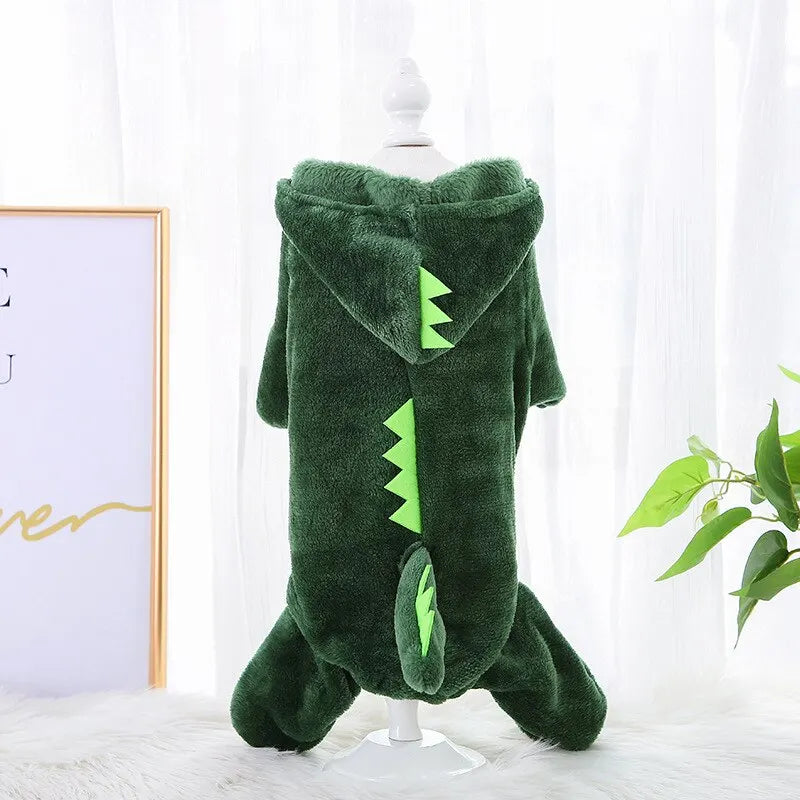 Dog Cat Clothes Autumn And Winter Warm Hooded