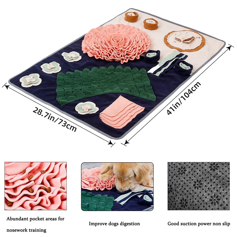 Dog Non Slip Interactive Pad Treats Encourages Foraging Skills