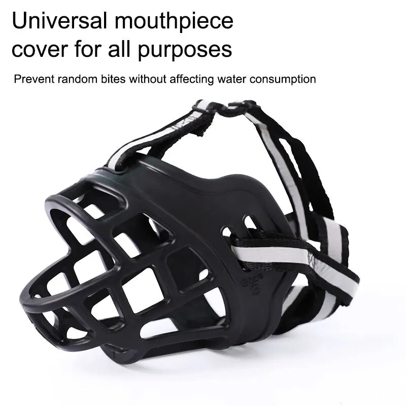 Dog Breathable Muzzle Guard Against Biting And Barking