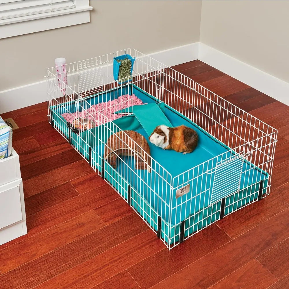 Guinea Pig Cage by MidWest w/ Top Panel, 47L x 24W x 14H Inches