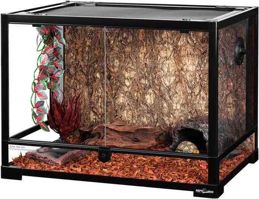 Large 34 Gallon Reptile Glass Tank Front Opening