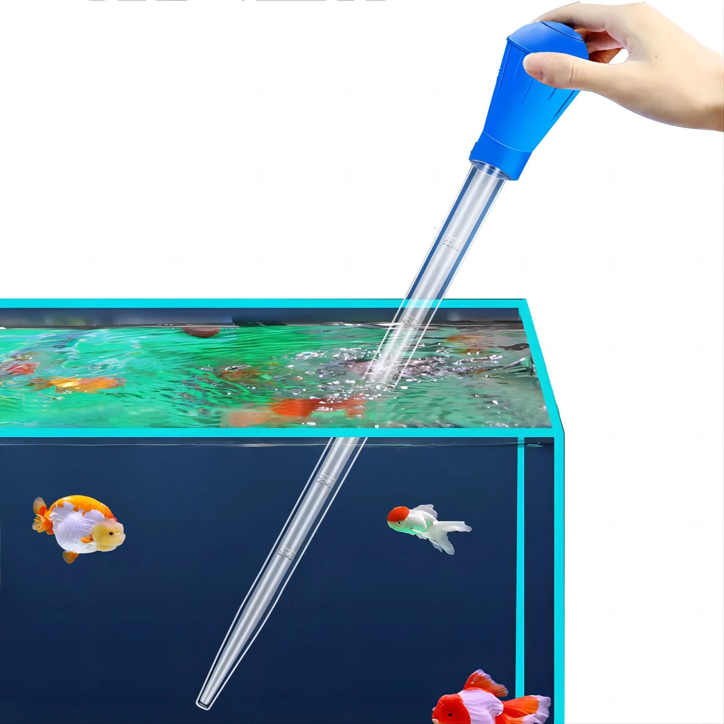 Lengthen Pipettes Aquarium Siphon Fish Tank Vacuum Cleaner