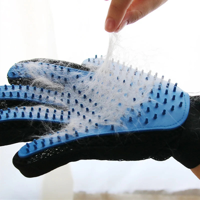 Pet Glove Cat Grooming Glove Cat Hair Deshedding Brush