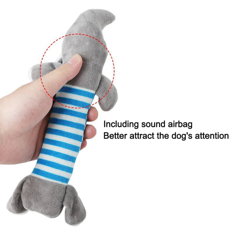 Animals Shape Plush Dog Toy Bite Resistant  for Dogs