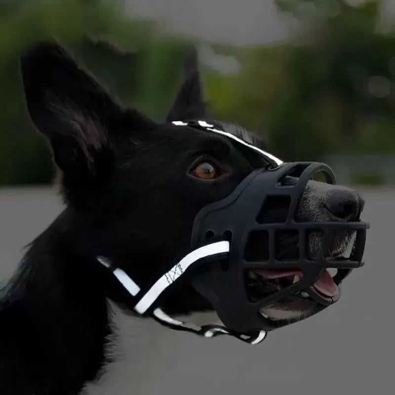 Dog Breathable Muzzle Guard Against Biting And Barking