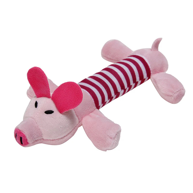 Animals Shape Plush Dog Toy Bite Resistant  for Dogs