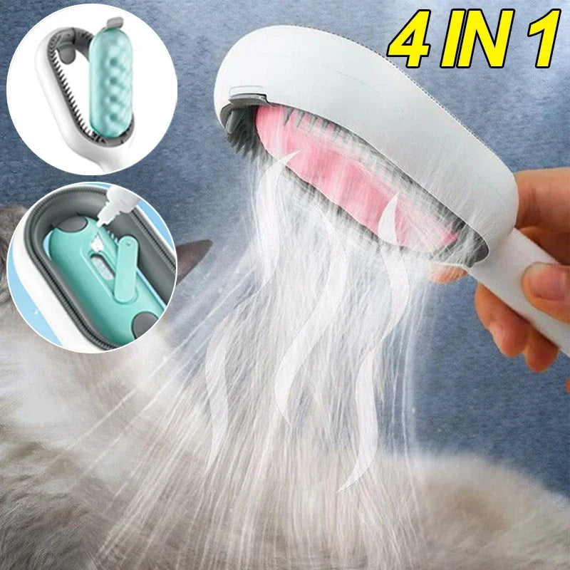 4 In 1 Pet Hair Removal Brushes with Water Tank