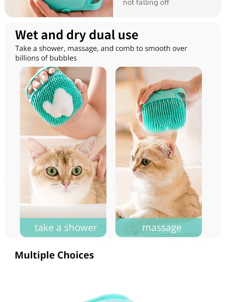 Bathing Brush Soft Silicone Massager Shower Gel Bathing