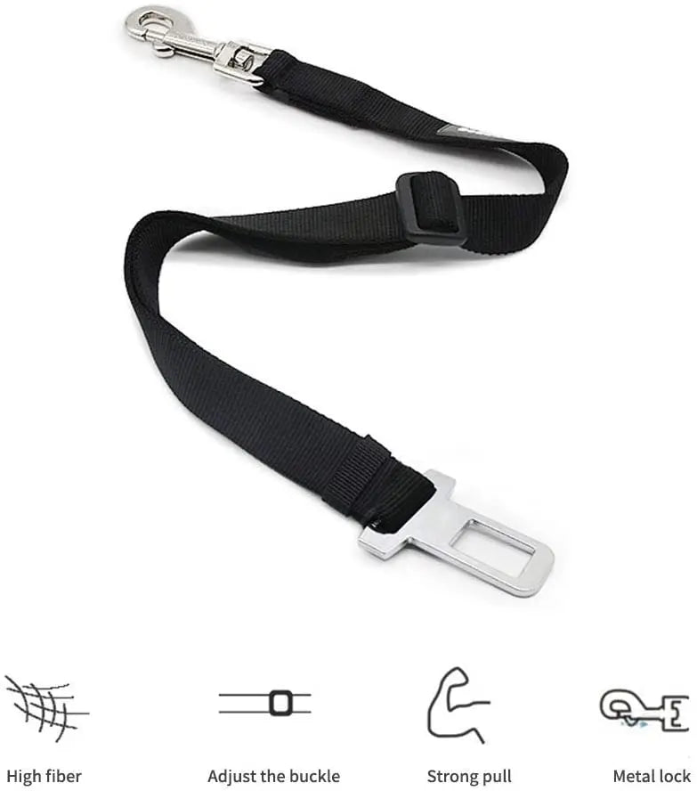 Adjustable Cat Dog Car Seat  Belt Seat Vehicle