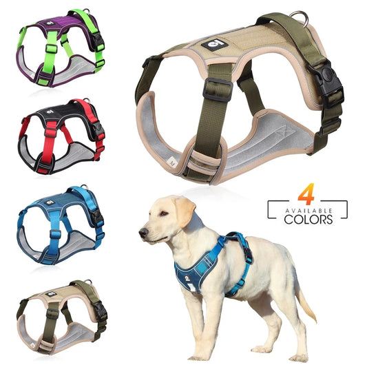 Dog Vest Nylon Adjustable Safety Walking Harnesses