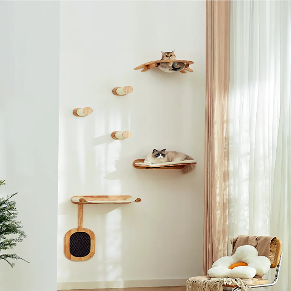 Wall Mounted Scratcher Beds and Furniture and Tower