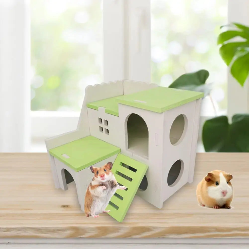 Guinea-pig House Stable Structure Hamster Sleeping Hut  Chinchilla Hut