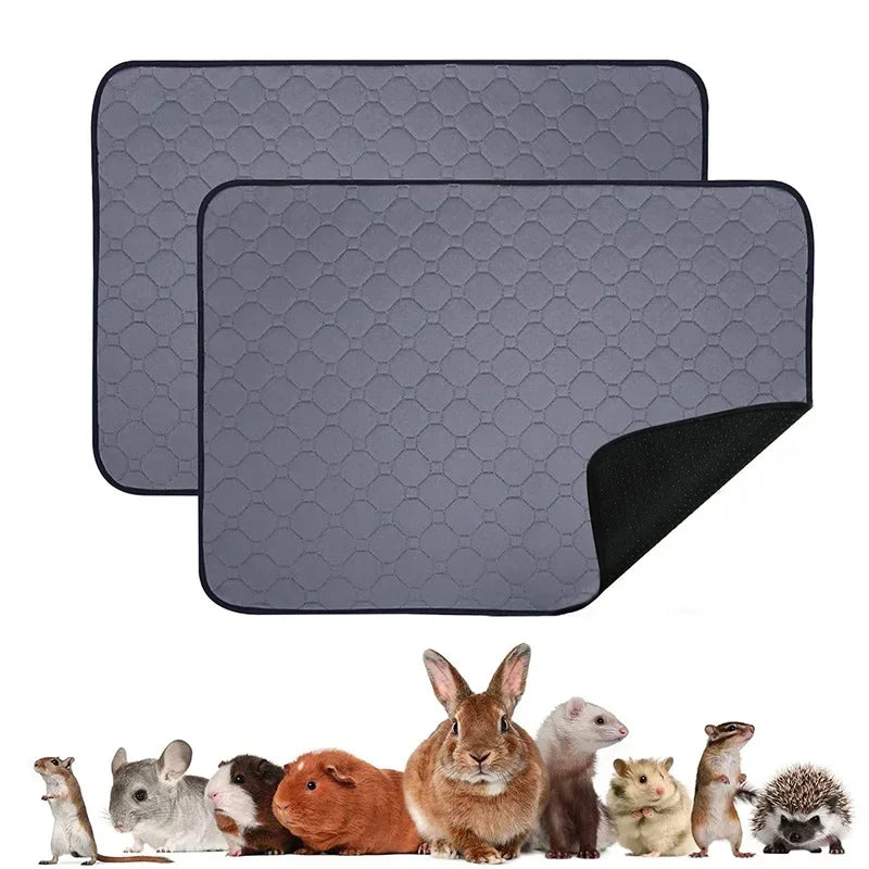 Guinea Pig Cage/Bed Lining Washable Pad Reusable and Non slip