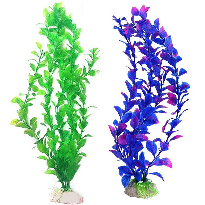 1Pcs Artificial Aquarium Decor Plants Water Weeds Ornament Decorations