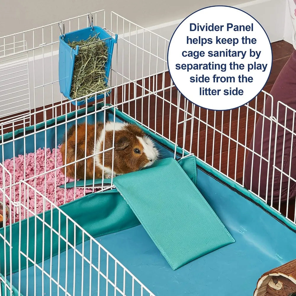 Guinea Pig Cage by MidWest w/ Top Panel, 47L x 24W x 14H Inches