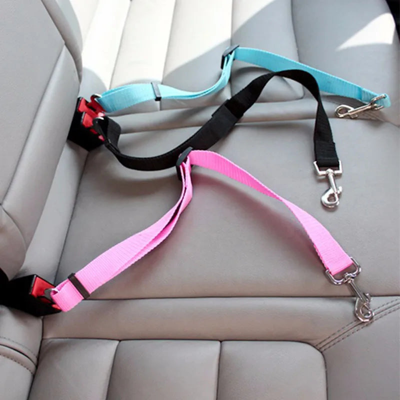 Adjustable Cat Dog Car Seat  Belt Seat Vehicle