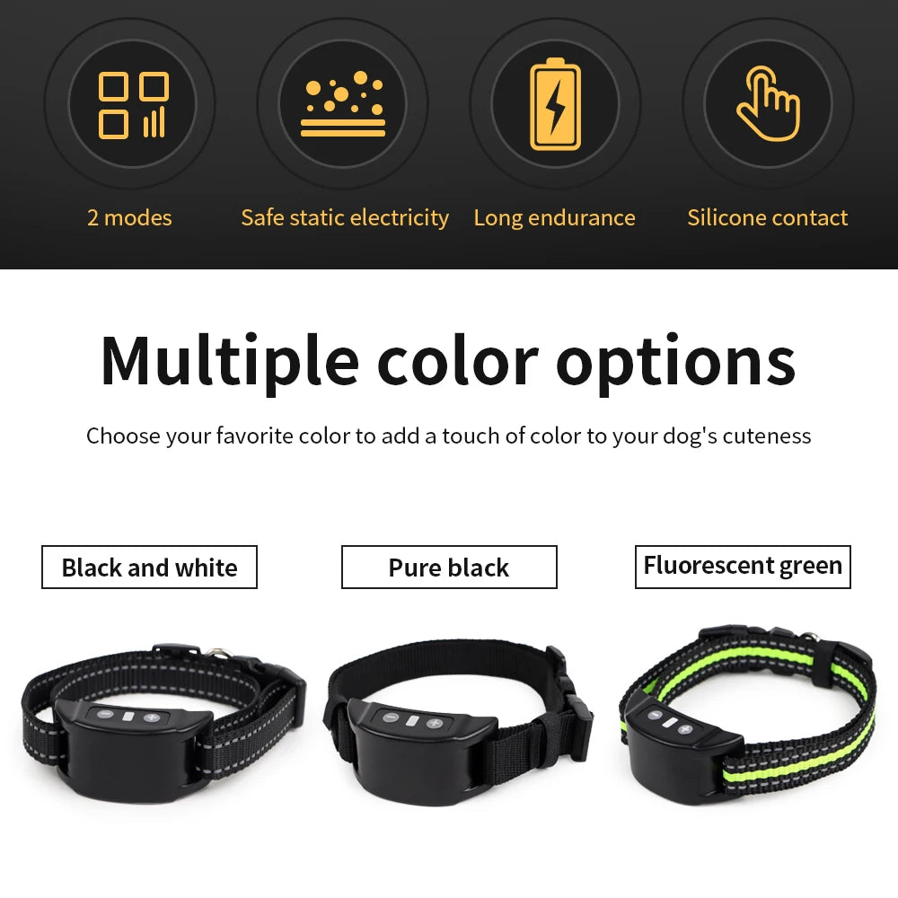 Dog Training Collar Anti-barking  Automatic Rechargeable