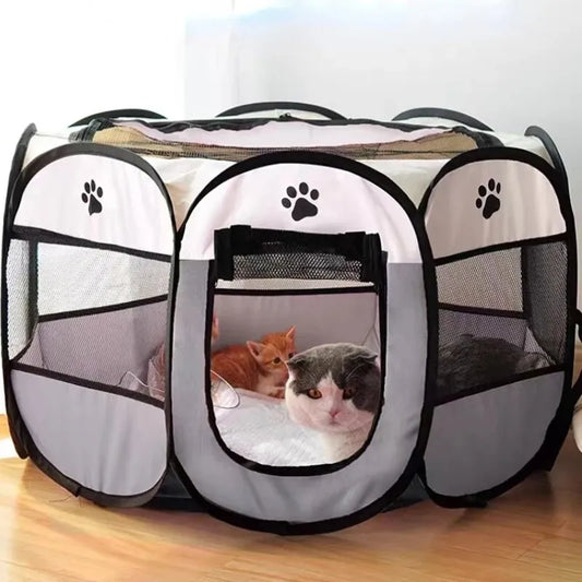 Portable Foldable Kennel Octagonal Easy To Use